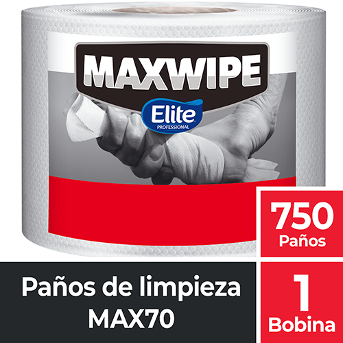 MAX 70 - Paños Maxwipe Multiuso Bobina x750